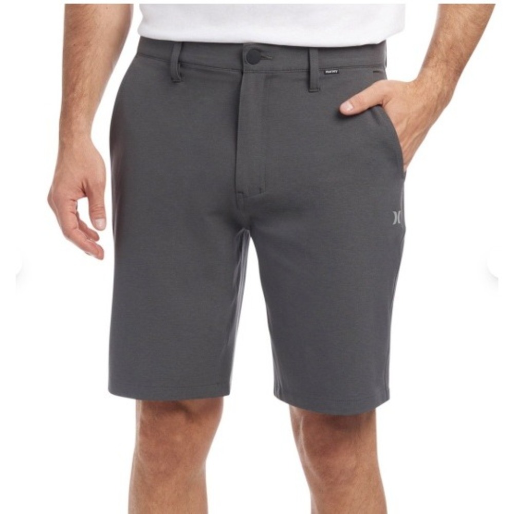 Hurley Hybrid Shorts Blk 4-Way Stretch Quick Dry 40 NWOT Golf Performance Active